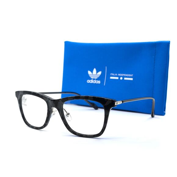 NEW ADIDAS AOK050O BLACK GREY SPOTTED EYEGLASSES FRAME - Picture 4 of 7